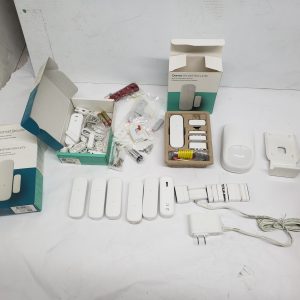 Lot of Ooma smart security door window sensors and accessories