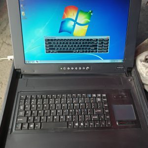 1U Rackmount 17" TFT LCD Monitor Drawer – RKP117e – Screen Tested