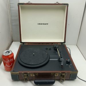 Portable working  Turntable Crosley CR6019A-BR Brown Executive Vinyl Player