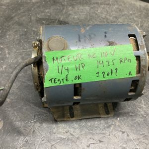 Petit moteur AC 110V 1/4 HP - 1425 RPM - pour projet -