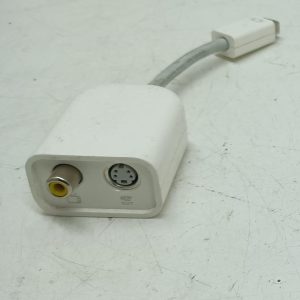 Apple- Mac - Mini DVI to S‑Video/Composite AV Adapter Cable – Desktop, Laptop, Projector