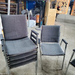 Lot de 7 chaises en tissu