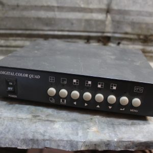 Evertech 4 Channel CCTV Analog Video Security Camera Digital Color Quad Processor - No Power Supply