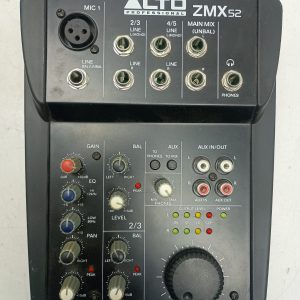 DJ Audio Mixer Alto Professional Zephyr Series ZMX52 Compact 5-Channel (without power supply)