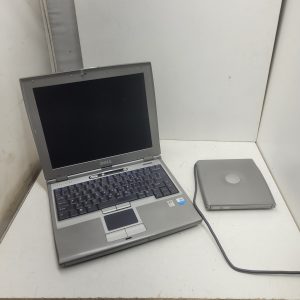 Dell Latitude400 with cd dock bay - Non functional - vintage laptop - for parts, props, etc.