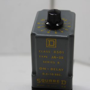 SQUARE D - Solid State Timer Relay - Class: 8501- TYPE: JA-5S Series B