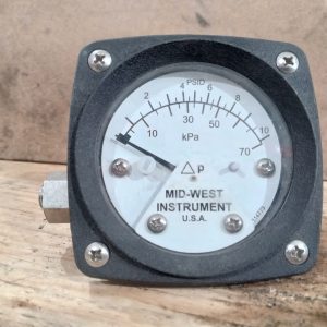 Mid-West Instrument Pressure Gauge Model 120SA-10-OO - 6000PSI