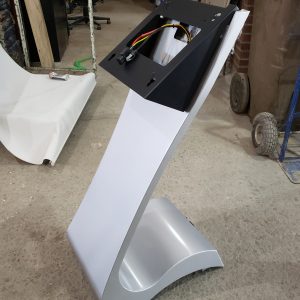 Stand - support - présentoir en métal pour écran - (salon, expo, show, fair)