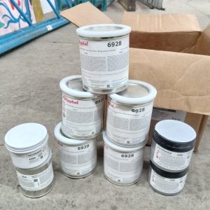 Lot de peinture Glyptal Blue Paint 6928 part 1 - 2 et AStroChemical Epoxy 6200 part 1 - 2  - Vendu tel