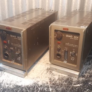 Pair of Vintage Quad 50E Power Amplifier (Not Tested - For Parts)