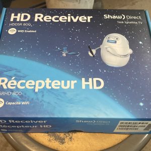 Shaw Direct HDDSR 800 Satellite Receiver Complete - NEW -