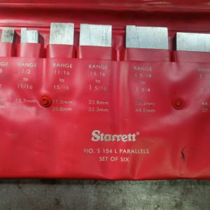 Starrett Parallel Set No. S154 L