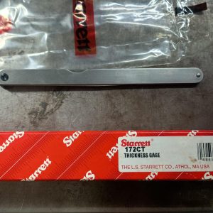 NOS Starrett thickness gauge- 172CT