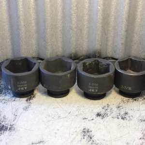 4 x Impact Socket 2-7/16" - 3/4" Square Drive - 6 points