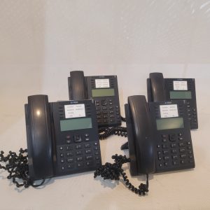 4x 6865i Mitel IP Phones (no PSU) - some cords need replacing