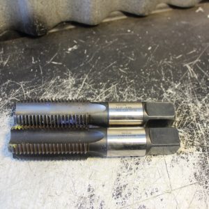 2 x TAYLOR Hand Tap 1-1/4" - 8 NS HSS CND (78158 and 83981)
