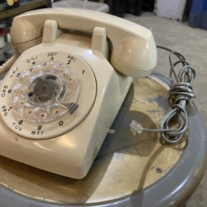 Téléphone de bureau à cadran rotatif Western Electric Bell System 500DM vintage