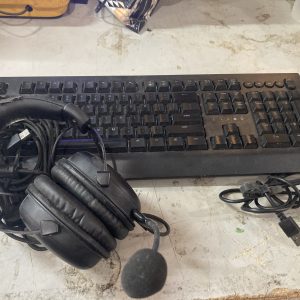 Casque et clavier pour gamer