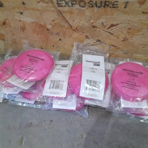 Lot of 7 Honeywell North P100 Replacement Respirator Cartidge 75FFP100