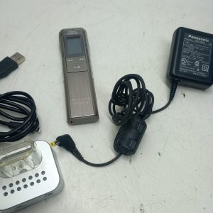 Panasonic RR-US500 Compact IC Recorder with USB Cradle and data cable ( needs AAA rechargable batteries)