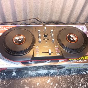 Ion Discover DJ Computer System Dual Turntable USB Controller for Mac PC Working