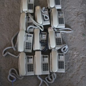 11 x AASTRA TELECOM Analog Phone Model: 8004 - PLATINUM