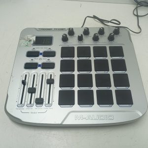 M-Audio Trigger Finger MIDI Pad Controller with Knobs & Faders – with a/c cable