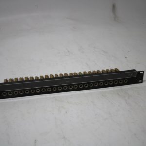 Rackmount Audio Patch Bay 24 Port with Jack 1/4"