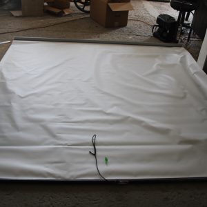White projector screen 8' x 8'