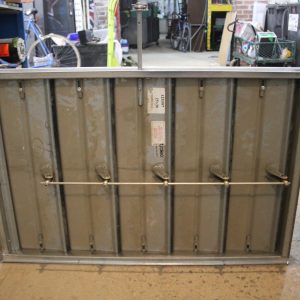 Galvanized steel fire damper 38" x 24-3/4" x 4" for HVAC System