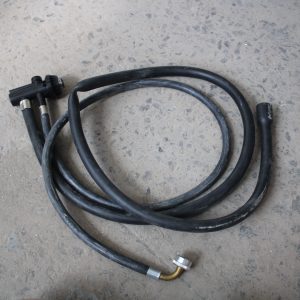 Portable dishwasher fill and drain hose assembly (the hose is bent, see photo)