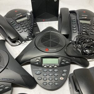Lot Of 3 x Polycom SoundPoint Pro SE-225 + 2 SoundStation 2
