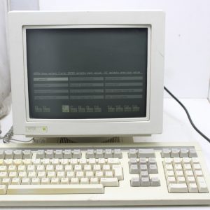 WYSE WY-185 B&W CRT Monitor Terminal w/ Keyboard and Power Cable - Tested