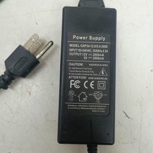 12V 2A 5V 2000mA 6 Pin AC-DC Adaptor Power Supply same as GXP34-12.0/5.0-2000