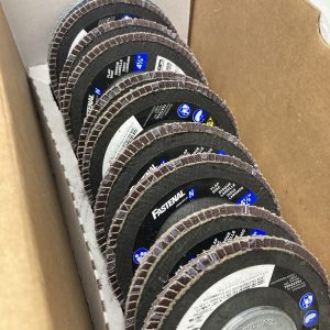Box of 10 x Flap Disc Fastenal 4-1/2" x 5/8"-11