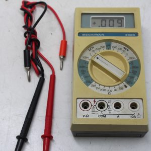 Vintage Beckman 3020 Digital Multimeter DMM w/ Probes