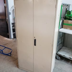 Metal cabinet/shelf, 6 ft x 36" x 20"