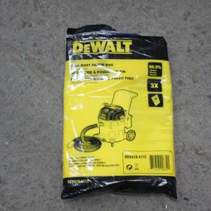 3-pack DeWalt Fine Dust Filter Bags DXVA19-4112 (Designed for 12-16 gallon wet/dry vacuums)