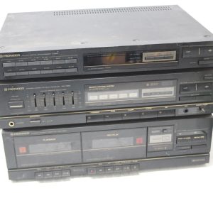 Platine cassette stéréo Pioneer RX-1180 Vintage avec Tuner et Récepteur