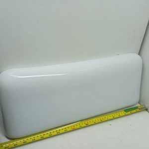 Couvercle de cuvette de toilette - abattant de réservoir (abattant WC blanc) 49,5 cm x 21,5 cm”