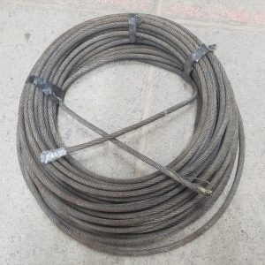 Câble d'acier 1/2", environ 120-130 pieds