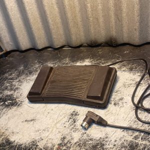 Vintage  Dictation Foot Pedal Switch in brown color