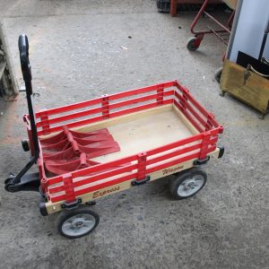Millside Industries Express Kids' Convertible Wooden Wagon Sleigh/Sled For All Seasons
