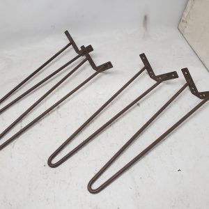 19" metal hairpin legs for furniture, coffee table