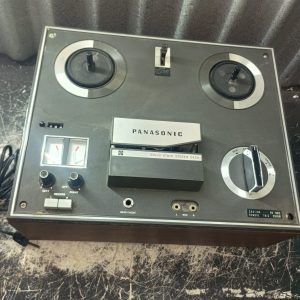Magnétophone à bobines vintage Panasonic RS-765US années 1970 boîtier en bois - à lire -
