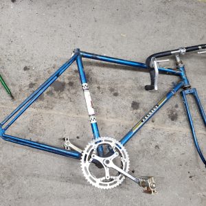 Vintage Peugeot blue 21"-1/2 bicycle frame