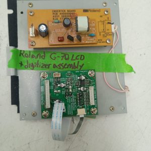 Ensemble écran LCD et vitre tactile pour station de travail musicale Roland G-70