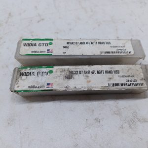 2 x Taraud à main emmanchement court WIDIA GTD métrique M16X2 D7 4FL HSS