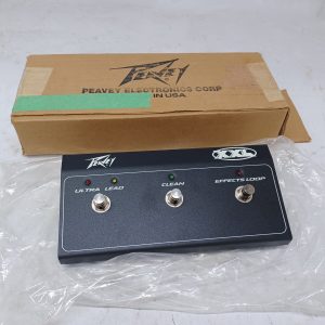 NOUVEAU Pédalier pour amplificateur de guitare Peavey XXL à 3 boutons - Sans câble