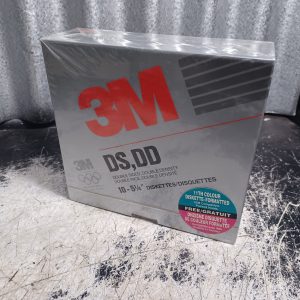 Rare boîte scellée de 3M DS, DD, disquettes 5 1/4 pouces "11e disquette couleur gratuite"